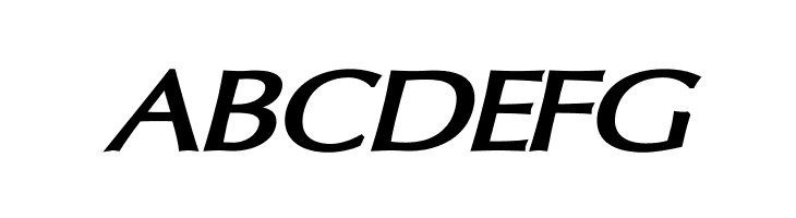 Oregon LDO Extended Bold Oblique  Free Fonts Download