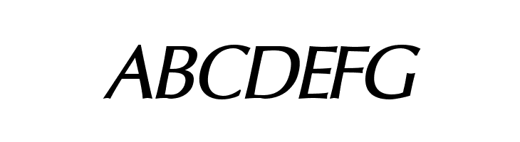Oregon LDO DemiBold Oblique  Free Fonts Download
