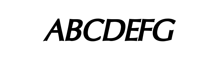 Oregon LDO ExtraBold Oblique  Free Fonts Download