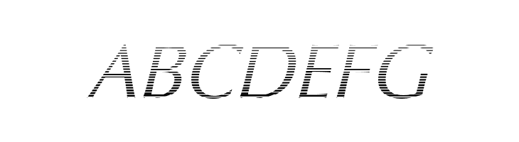 Oregon LDO Vanishing Oblique  Free Fonts Download