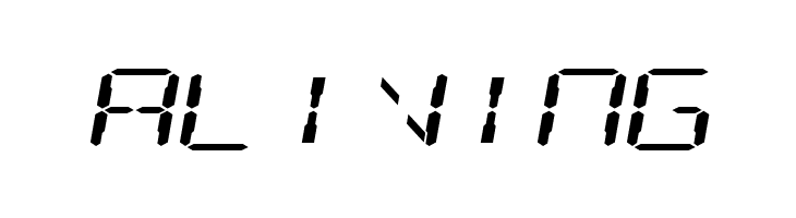 Digital Readout Expanded  Free Fonts Download