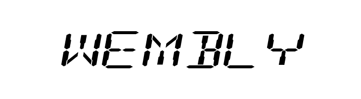 Digital Readout Expanded  Free Fonts Download