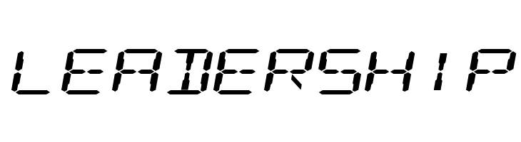 Digital Readout Expanded  Free Fonts Download