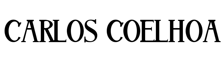 CARLOS%2BCOELHOA Aleijadinho Font
