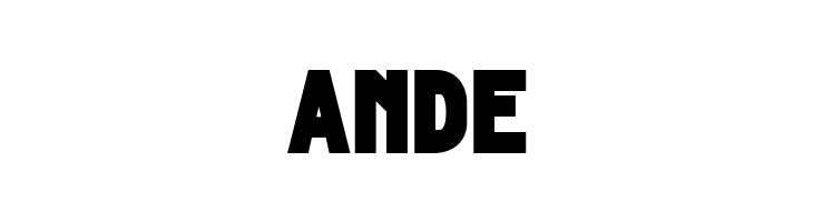 Grande Andretti Bold - limited charset  Free Fonts Download