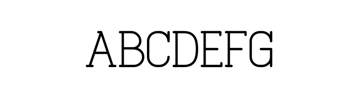 Cabo Slab Regular  Free Fonts Download