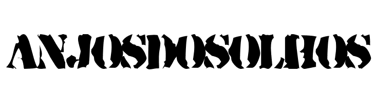 Rugged Stencil  Free Fonts Download