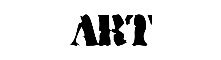 Rugged Stencil  Free Fonts Download