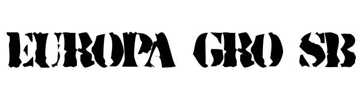 Rugged Stencil  Free Fonts Download