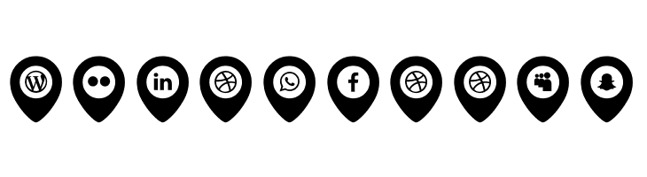 Icons Font Color  Free Fonts Download