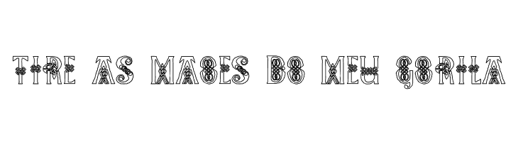 Pee's Celtic outline  Free Fonts Download
