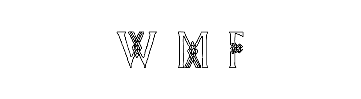 Pee's Celtic outline  Free Fonts Download