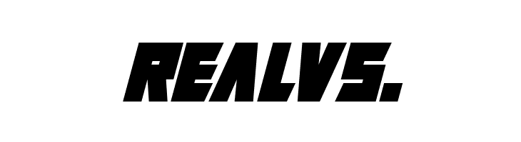 Virtual Realm Italic  Free Fonts Download