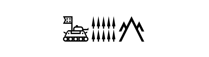 Militaricons Regular  Free Fonts Download