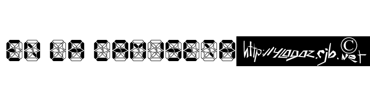 Crashed Scoreboard  Free Fonts Download