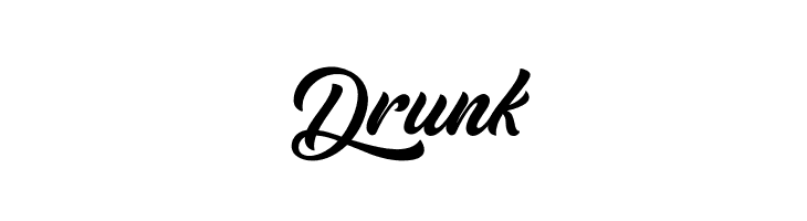 Drunk Cheetah Kick - Personal Use Font