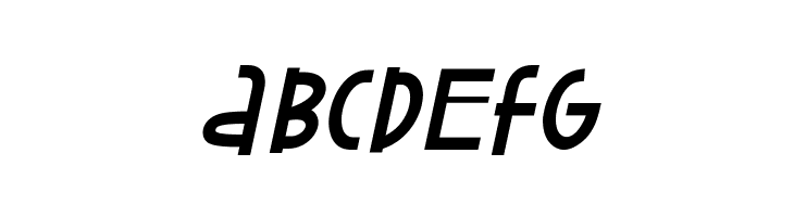 Attracted Monday Italic  Free Fonts Download