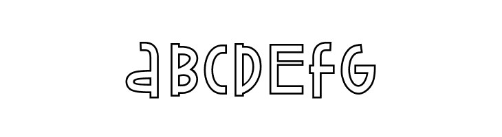 Attracted Monday Outline  Free Fonts Download