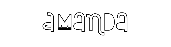 Attracted Monday Outline  Free Fonts Download