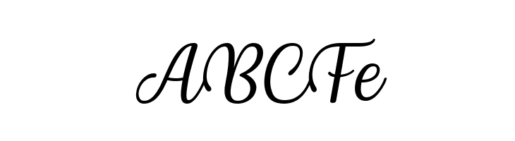 ABCFe Byby Italic Font