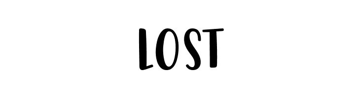 LOST Cute Be Special Font