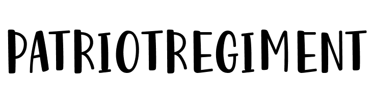 PATRIOTREGIMENT Cute Be Special Font