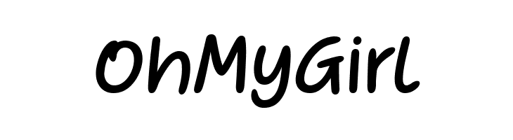OhMyGirl Heart Warming Font