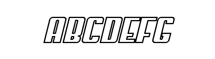 My Puma Oblique Outlined  Free Fonts Download