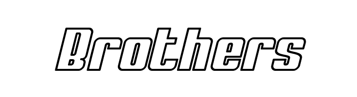 My Puma Oblique Outlined  Free Fonts Download