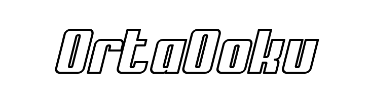My Puma Oblique Outlined  Free Fonts Download