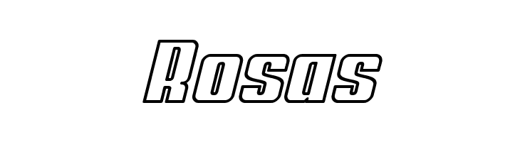My Puma Oblique Outlined  Free Fonts Download