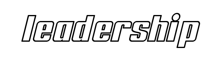 My Puma Oblique Outlined  Free Fonts Download
