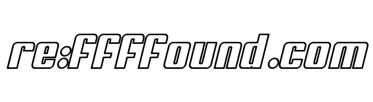 My Puma Oblique Outlined  Free Fonts Download
