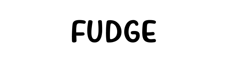 fudge MOG rhythm Font