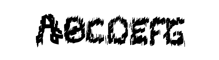 Black Shirt Slime Trail  Free Fonts Download