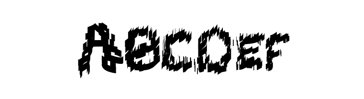 Black Shirt Slime Trail  Free Fonts Download