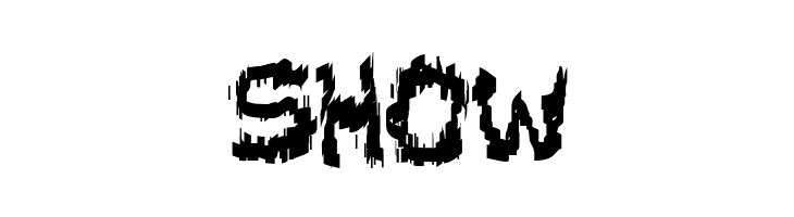 Black Shirt Slime Trail  Free Fonts Download