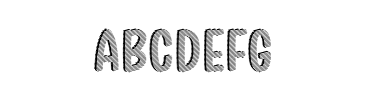 Stripe Shadow October Seven  Free Fonts Download