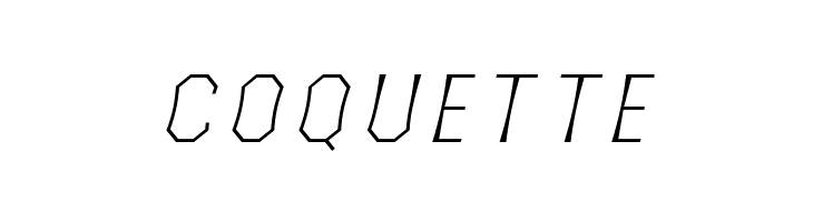 The October Two Light Italic  Free Fonts Download