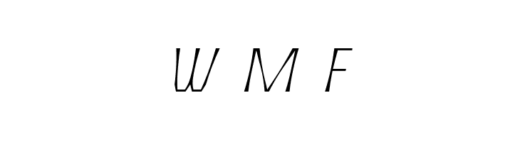 The October Two Light Italic  Free Fonts Download