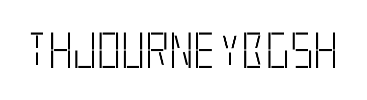 LED Real Regular  Free Fonts Download