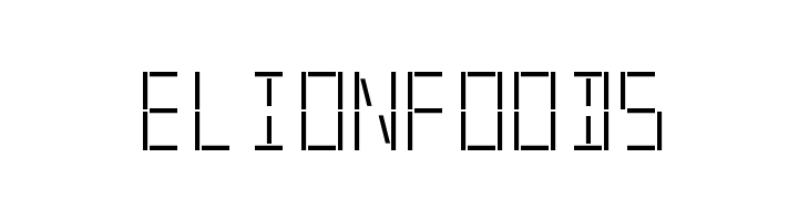 LED Real Regular  Free Fonts Download