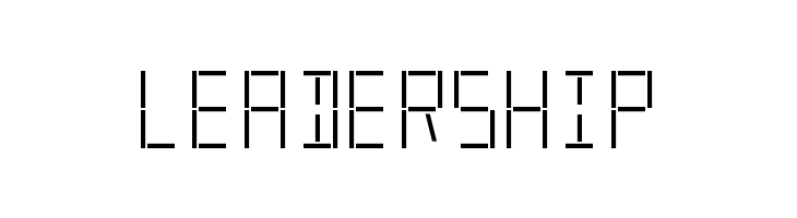 LED Real Regular  Free Fonts Download