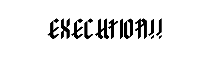 modern goth  Free Fonts Download