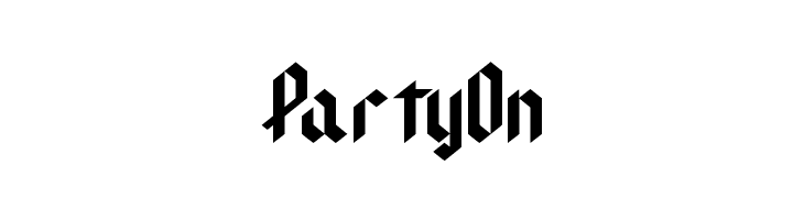 modern goth  Free Fonts Download