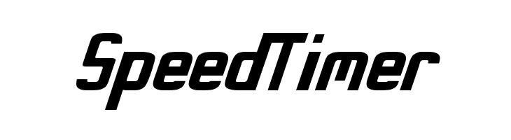 SpeedTimer Miami Regular Font