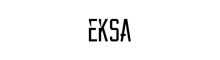 eksa Reckoner Font