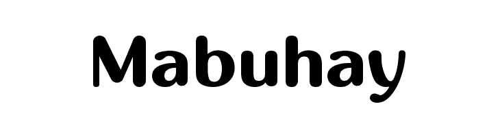 Mabuhay inglobal Bold Font