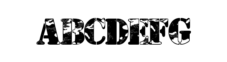 Camouflage Urban  Free Fonts Download