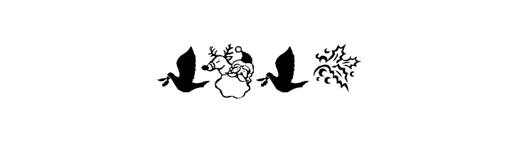 KR Christmas Dings Two  Free Fonts Download